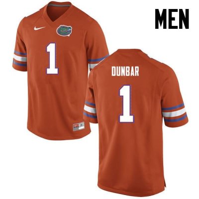 Men's Florida Gators #1 Quinton Dunbar NCAA Nike Orange Authentic Stitched College Football Jersey UJZ2862XC